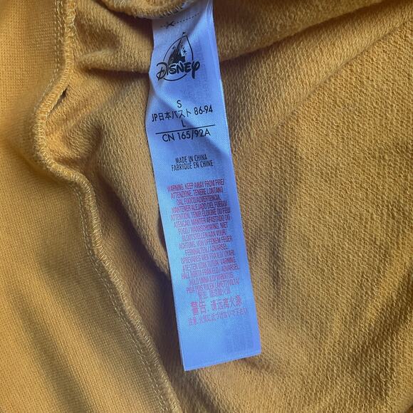 Vintage Disney Mickey Mouse Leader of the Band Yellow Short Sleeve Sweatshirt S - Picture 5 of 6